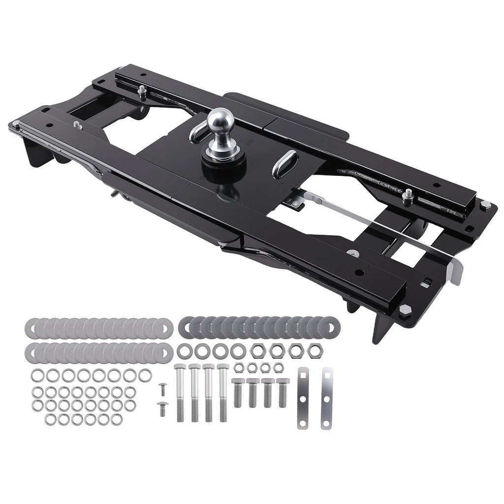 Gooseneck Hitch Mount for Ford F-250 F-350 F-450 (2023–2025) Black