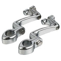 1 1/4" Adjustable Engine Guard Highway Foot Pegs for Harley
