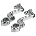 1 1/4" Adjustable Engine Guard Highway Foot Pegs for Harley