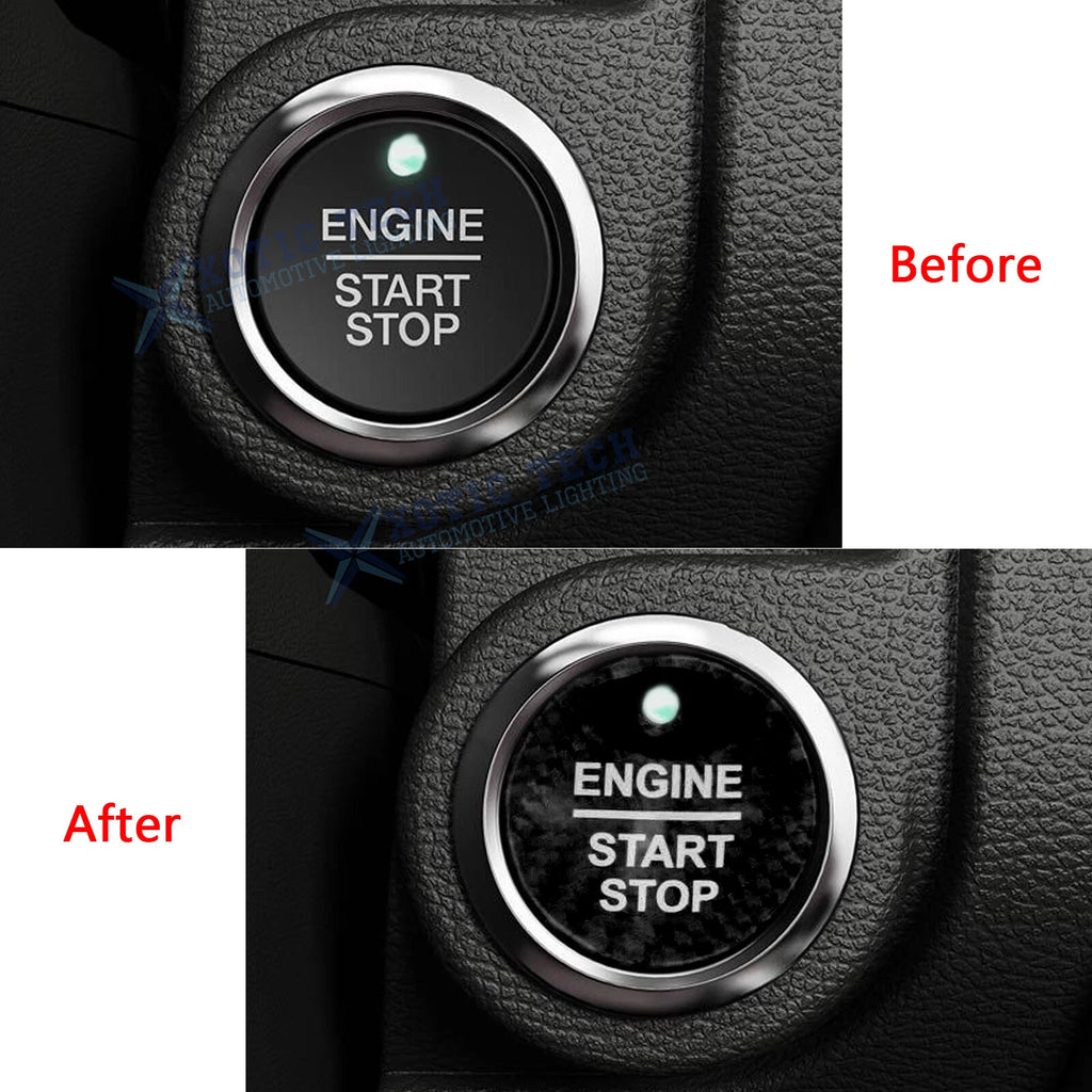 Ignition Push Start Button Decor Cover for Ford F-150 Raptor (2017-2020)