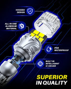 LED Reverse Back Up Tail Light Bulb 921 912 W16W T15 906 916 (6000K)
