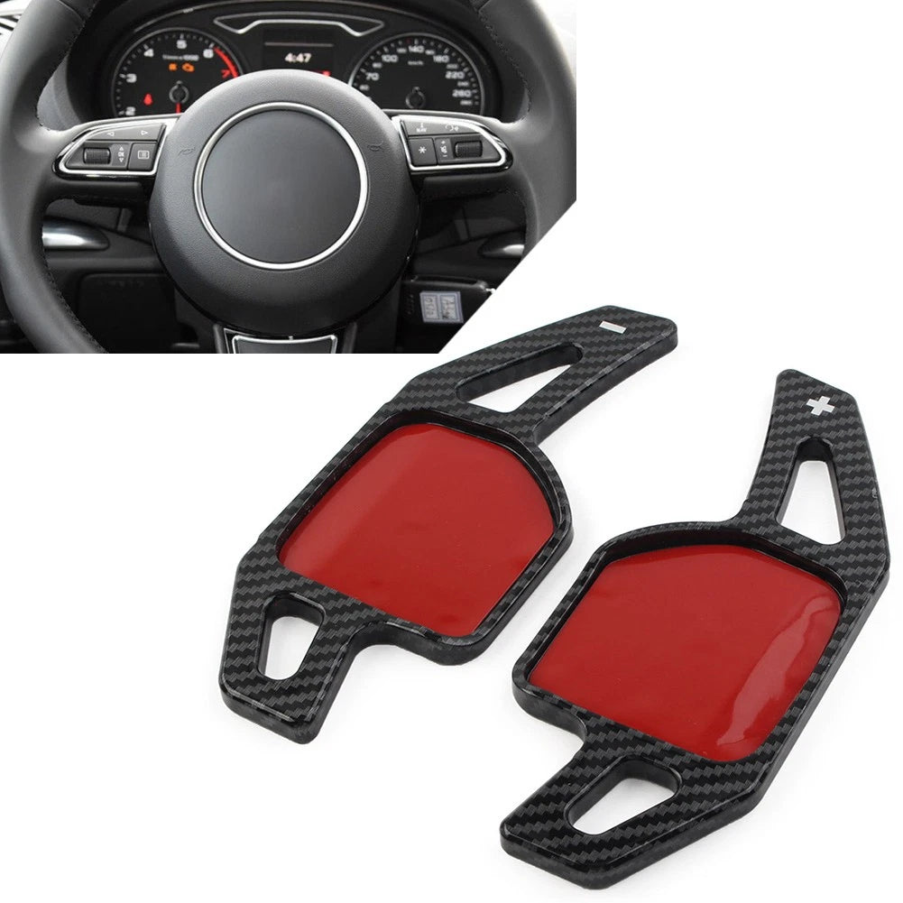 Steering Wheel Shift Paddle Shifter Extension for Audi A3 A4 A5 A6 A7 A8 Q5 Q7