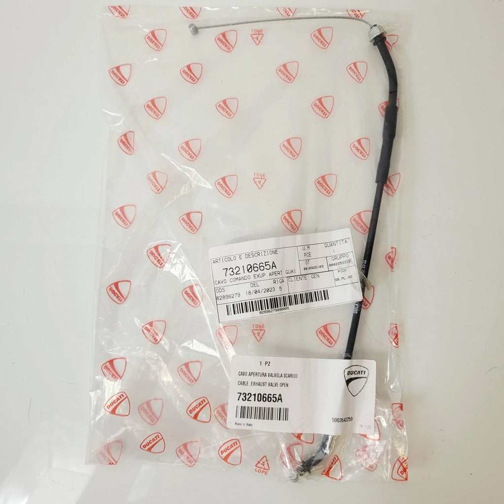 OEM Exhaust Valve Open Cable for Ducati Panigale V4, Streetfighter V4 (2018–2023)
