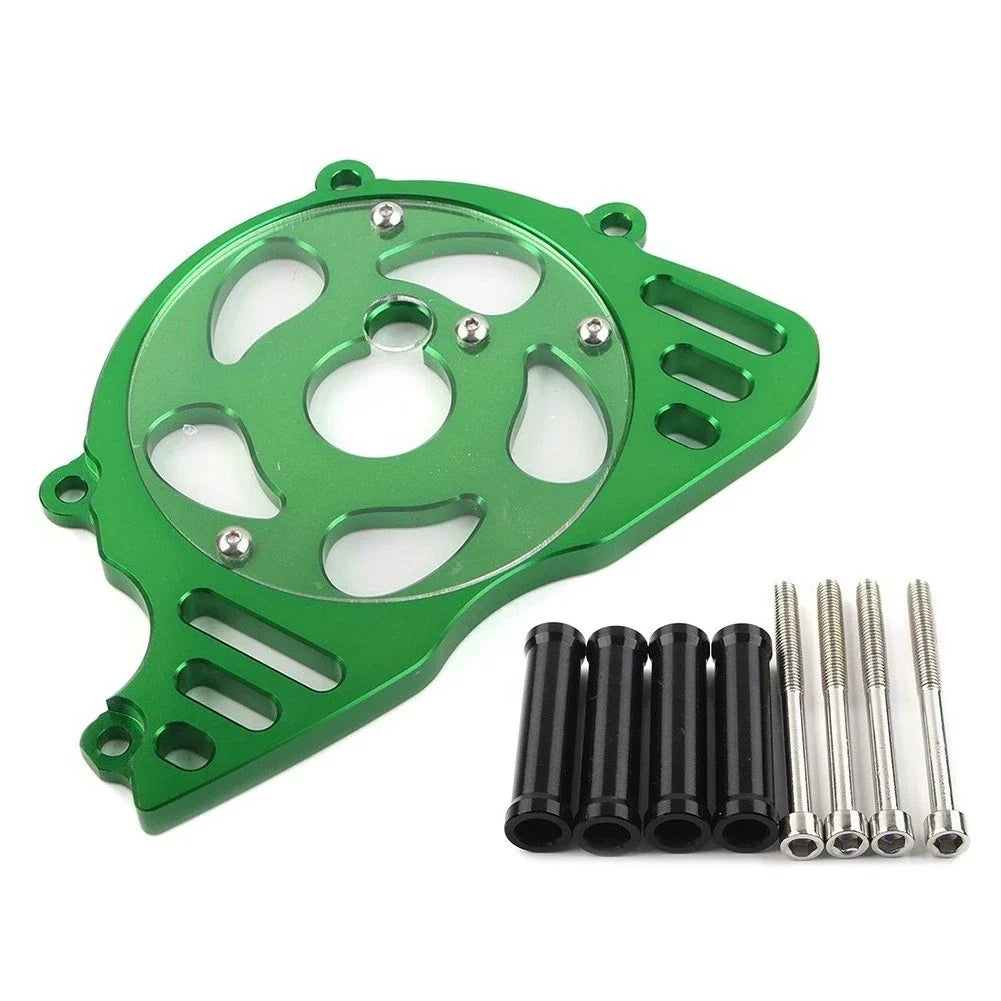 Green Aluminum Front Sprocket Chain Guard Cover for Kawasaki Z1000 (2010-2017)