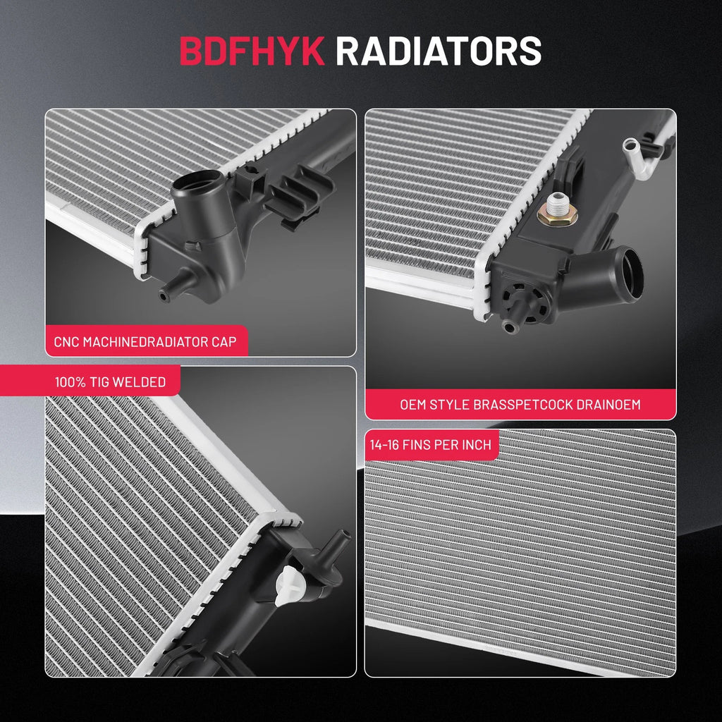 Aluminum Radiator for Hyundai Elantra 1.8L 2.0L (2011–2013) 13202
