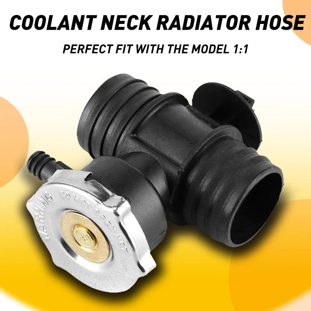 Coolant Filler Neck Radiator Hose Connector & Cap for Dodge Journey (2009–2018)