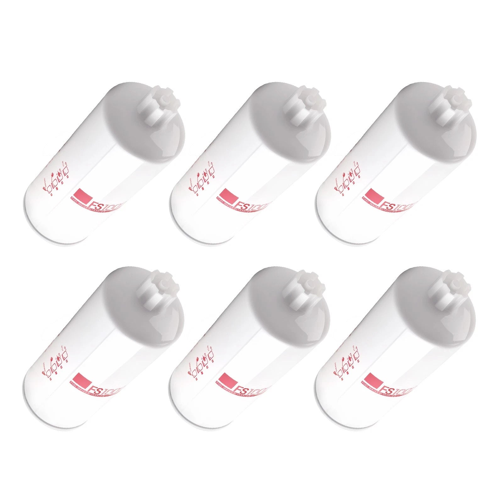 6 PCS FS1000 Fuel Water Separator for CAT/Cummins 3329289 2568753 P551000