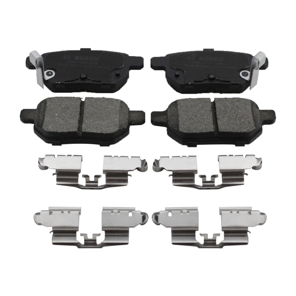 DuraGo Rear Rotors & Bosch QuietCast Ceramic Disc Brake Pads Kit for Matrix Prius (2009–2013)
