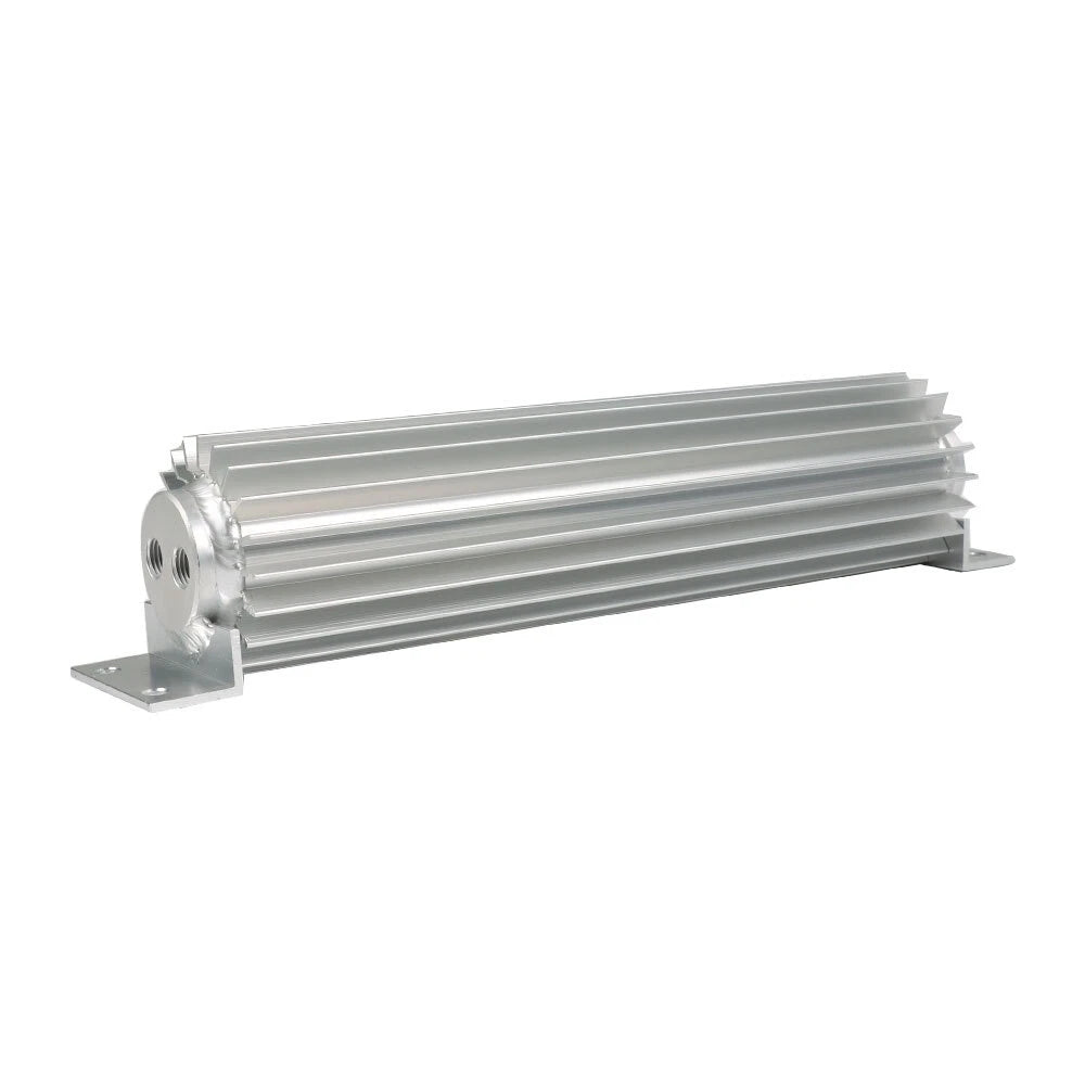 12" Dual Pass Aluminum Finned Transmission Oil Cooler for Universal Fit
