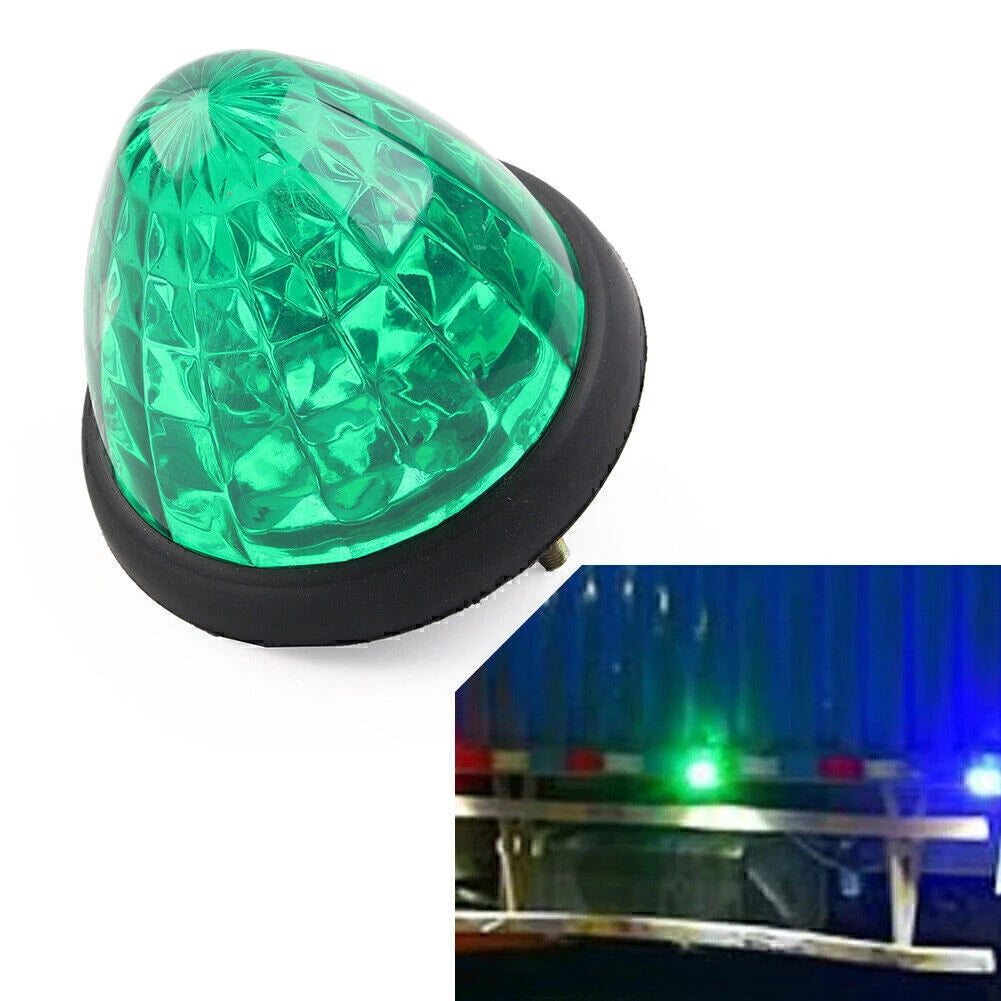 Green LED Side Marker Light for Truck Trailer Tractor (Universal Fit)