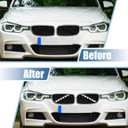 2X Grille Insert Trim Stripes for BMW F20 F30 F21 (2011–2018) White