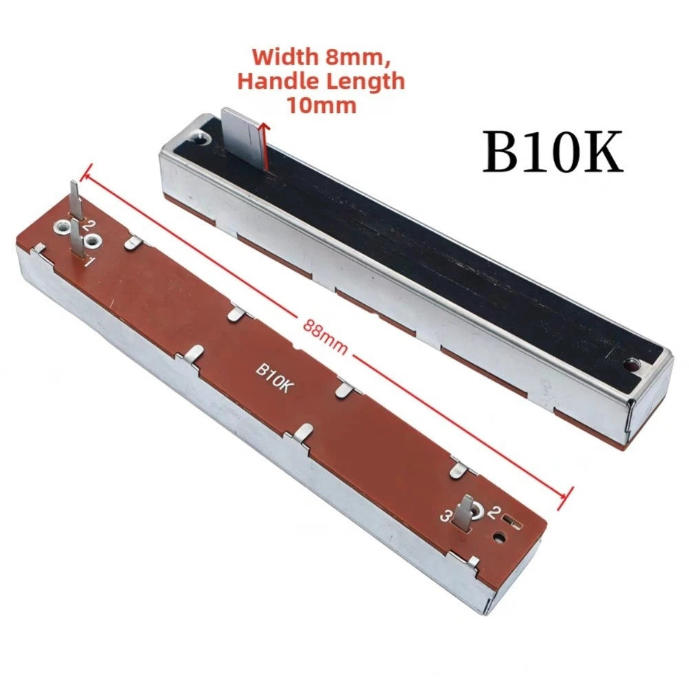 3 Pin Slide Potentiometer for - 88mm, 10mm Shaft Length