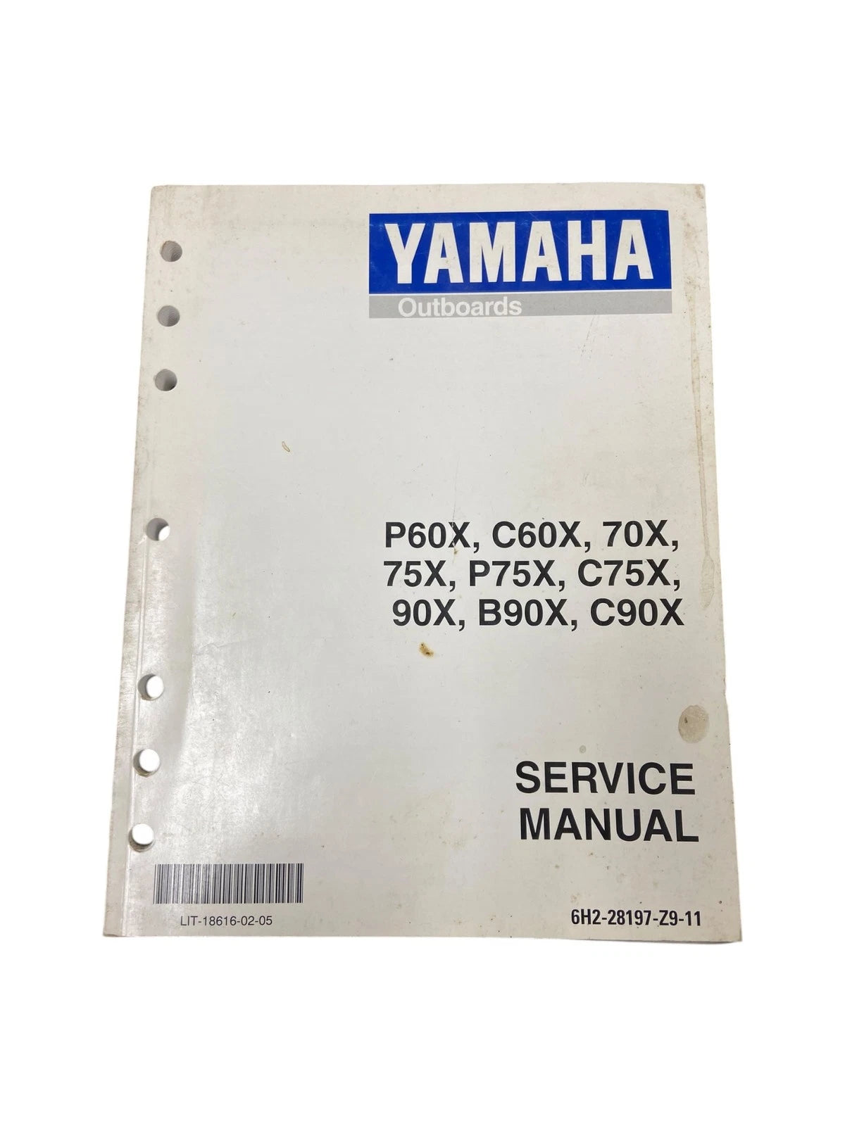 Yamaha Outboards Manual P60X, C60X, 70X, 75X, P75X, C75X, 90X, B90X, C90X (1999)