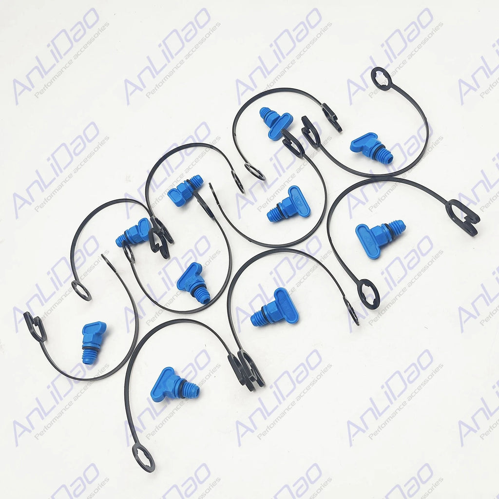 10Pcs O-Ring Retaining Strap Drain Plug for Volvo Penta (21114522, 3849500, 3849892)