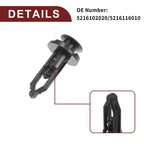 Set of 40 Front Fender Skirt Clips for Toyota 4Runner (2010–2023) & Avalon