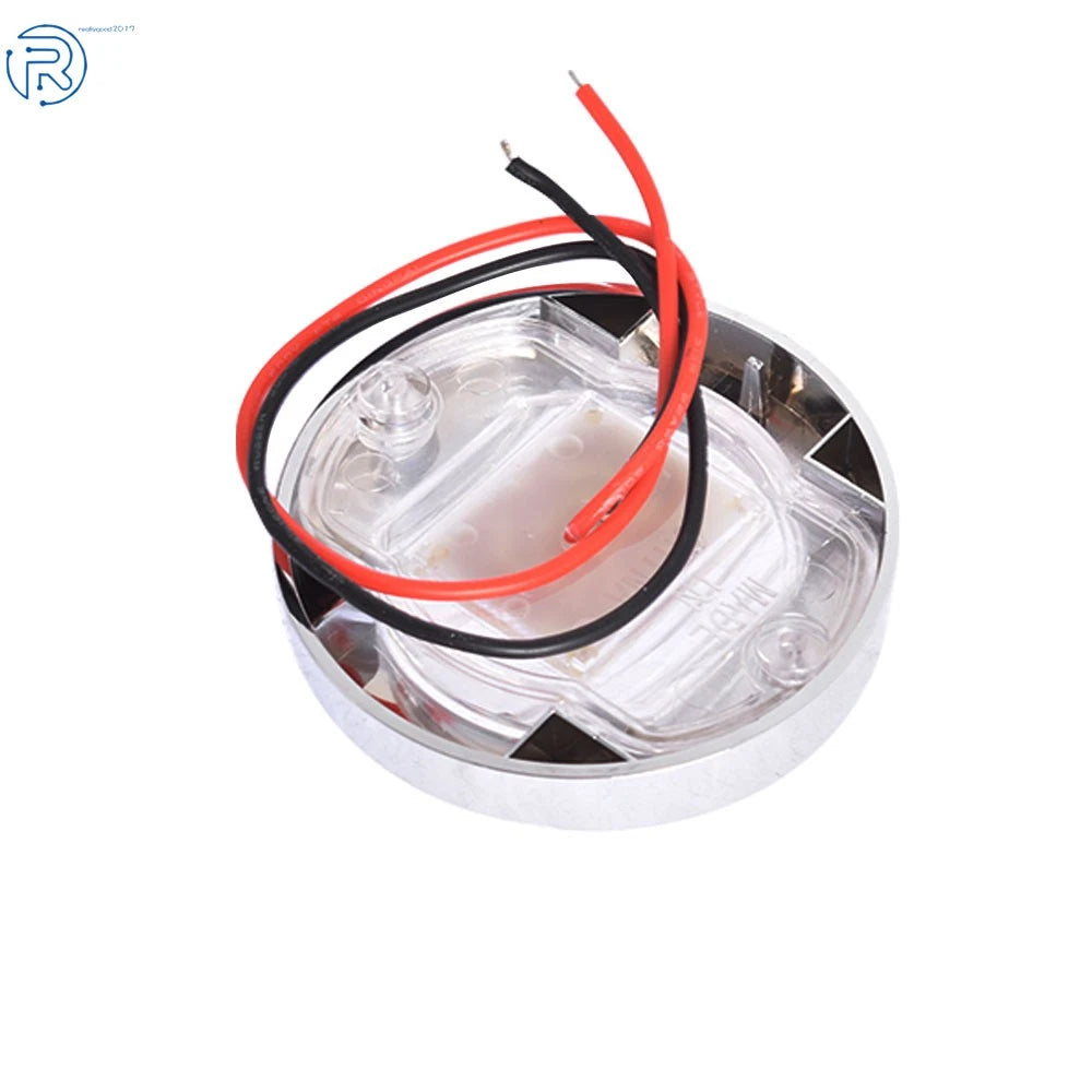 Set of 2 Round 6-LED Cabin Deck Lights for Marine Boat