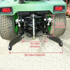 3 Point Hitch Kit CAT 1 for John Deere 316 318 322 330 332 420 430 (1970–1990)