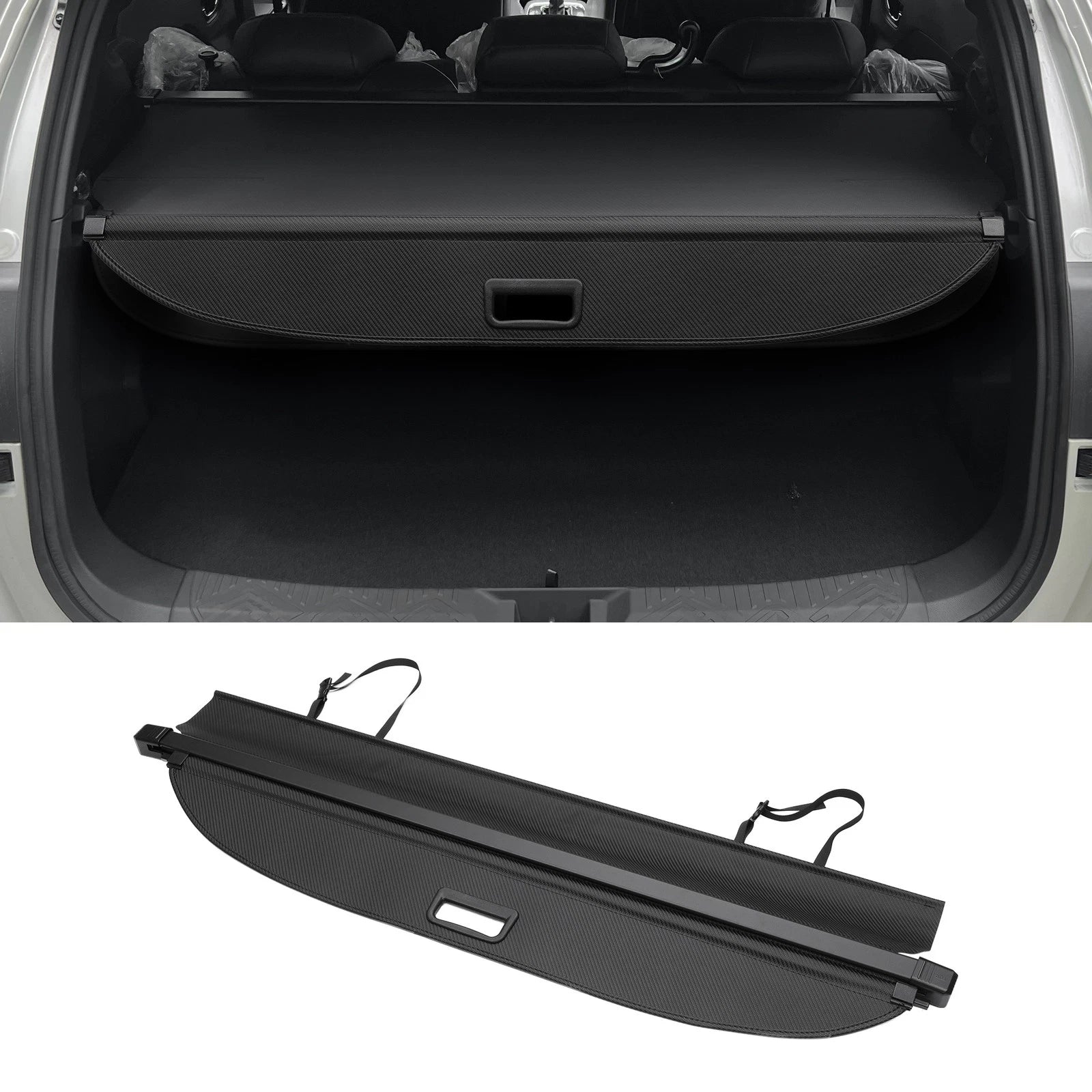 Retractable Cargo Cover for Subaru Forester (2014–2018) Black Carbon Fiber