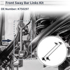 Front Stabilizer Bar Links for Acura RDX (2007-2012) - 2 x No Bushing