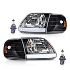 LED Tube Headlights & Corner Parking Lights for F150 Expedition (1997–2004)
