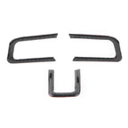 3 x Carbon Fiber Steering Wheel Cover Trim for Ford Mustang (2015-2019)