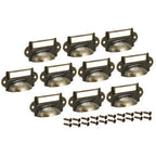 Set of 10 Drawer Pull Handles for File Cabinets