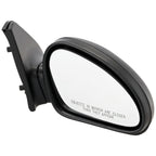 Manual Mirror for Ford Escort, Mercury Tracer (1997–2002) Black Right