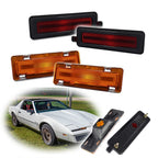 Amber & Red Side Marker Lens Lights for Pontiac Trans Am Firebird (1982–1992)