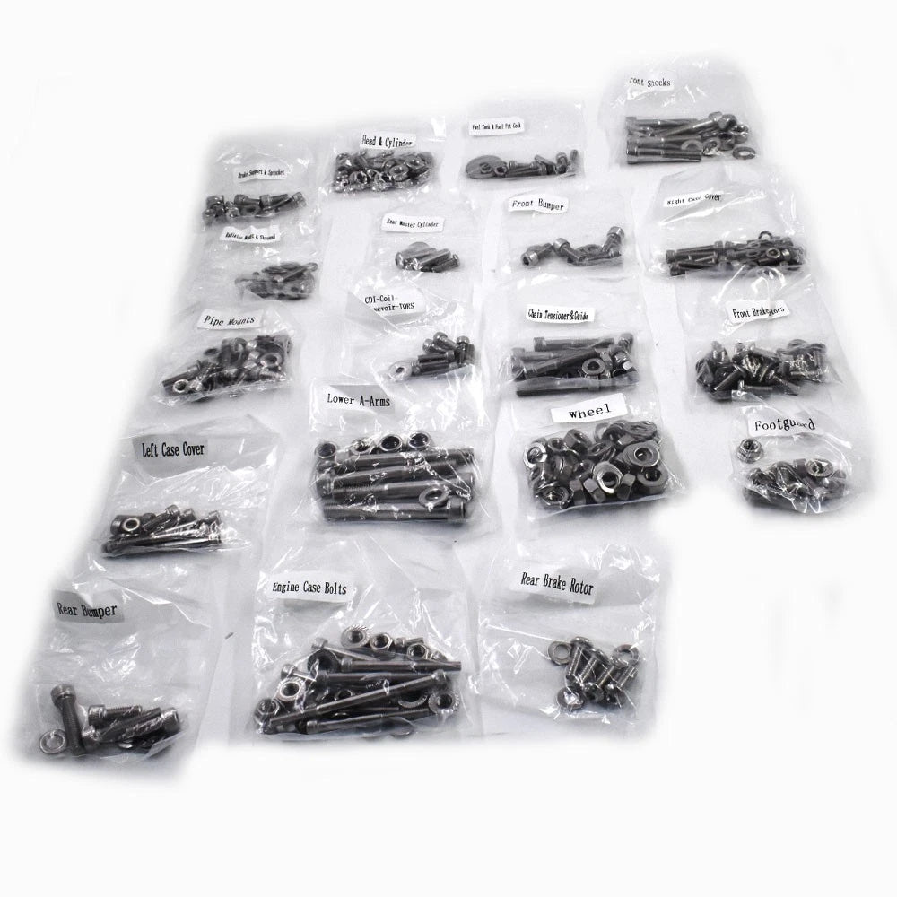 Stainless Steel Bolt Screw Kit for Yamaha YFZ350 Banshee (1997–2006)