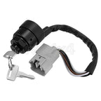 Ignition Switch for Kawasaki Mule 3000 3010 3020 (2001–2008) 27005-1244, 2 Key