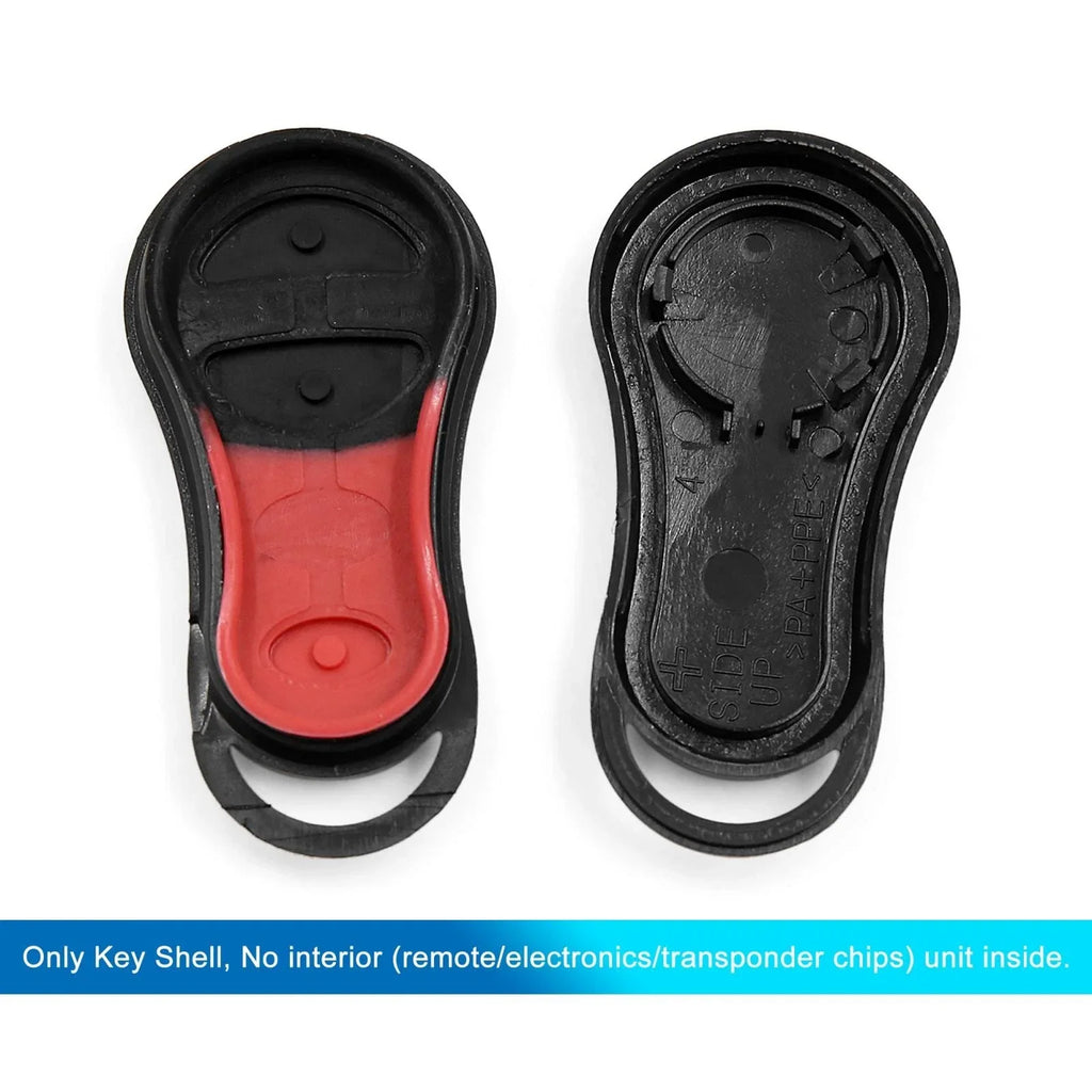 2 x Key Fob Remote Case Shell Replacement for Dodge (2001-2005)