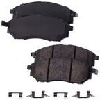 Set of 4 Front Ceramic Brake Pads for Infiniti G37 Sedan