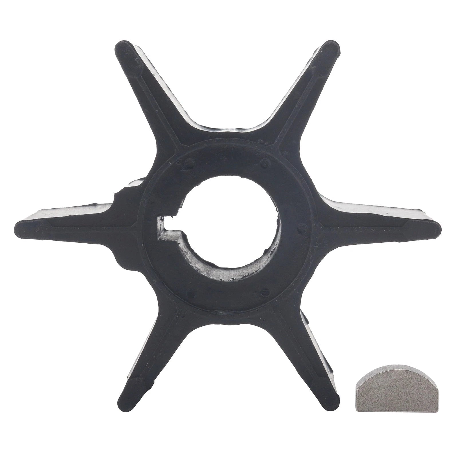 Water Pump Impeller & Key for Suzuki 35-65 HP 2 Stroke Outboard (1990–2023)