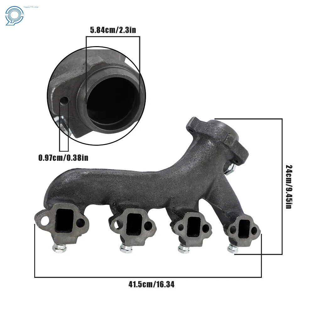 Exhaust Manifold with Gasket Kit for Ford Bronco E-150 (1988–1996)