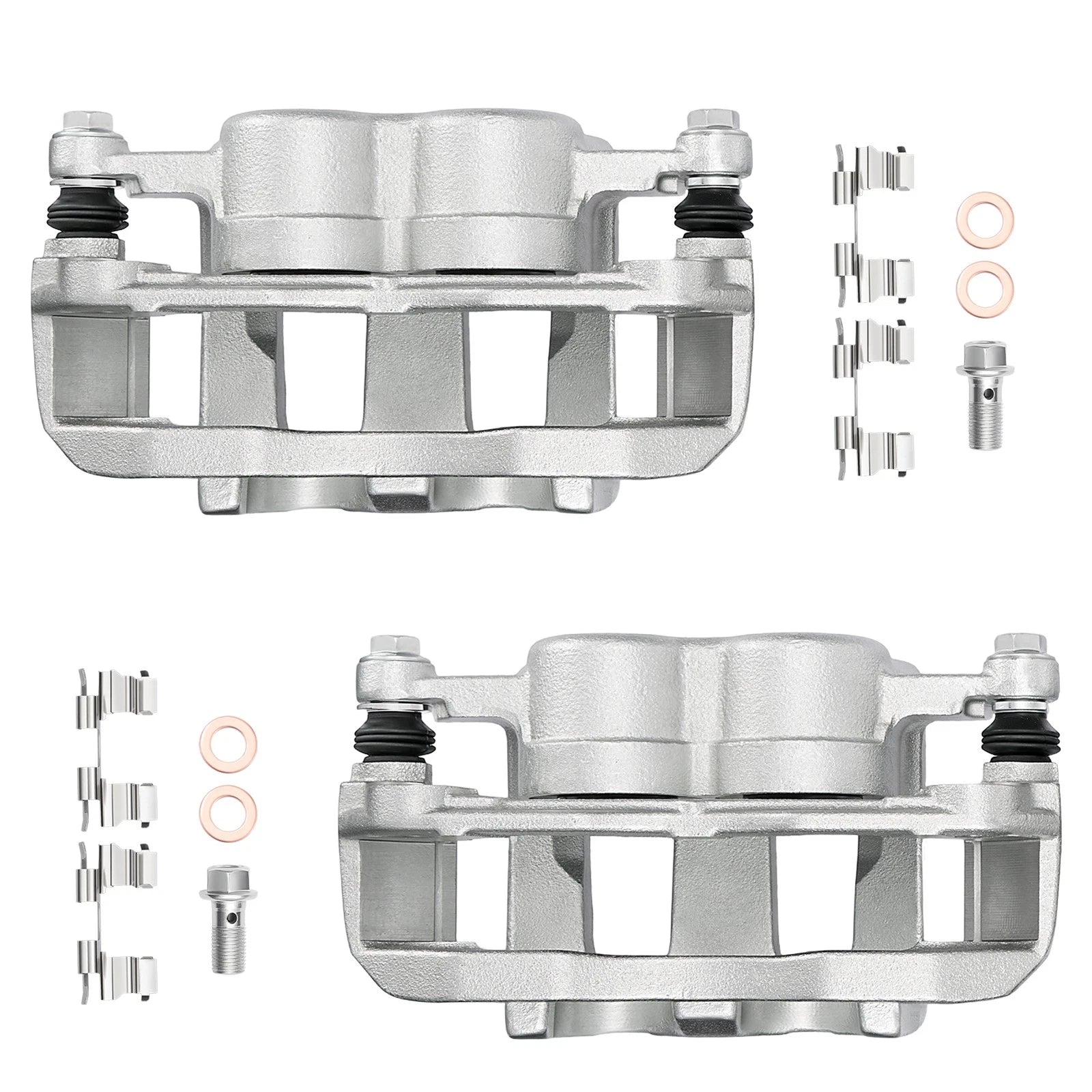 2x Front Brake Calipers w/ Bracket for 2006-2010 Mercury Mountaineer