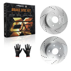 Drilled & Slotted Disc Brake Rotors for Dodge Ram 1500 (2002–2010)