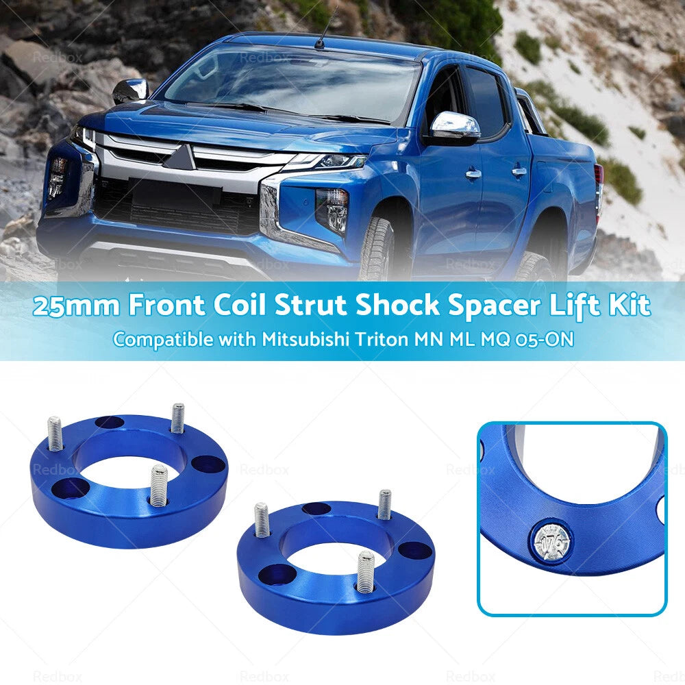 25mm Front Coil Strut Shock Spacer Lift Kit for Mitsubishi Triton (2005–ON)