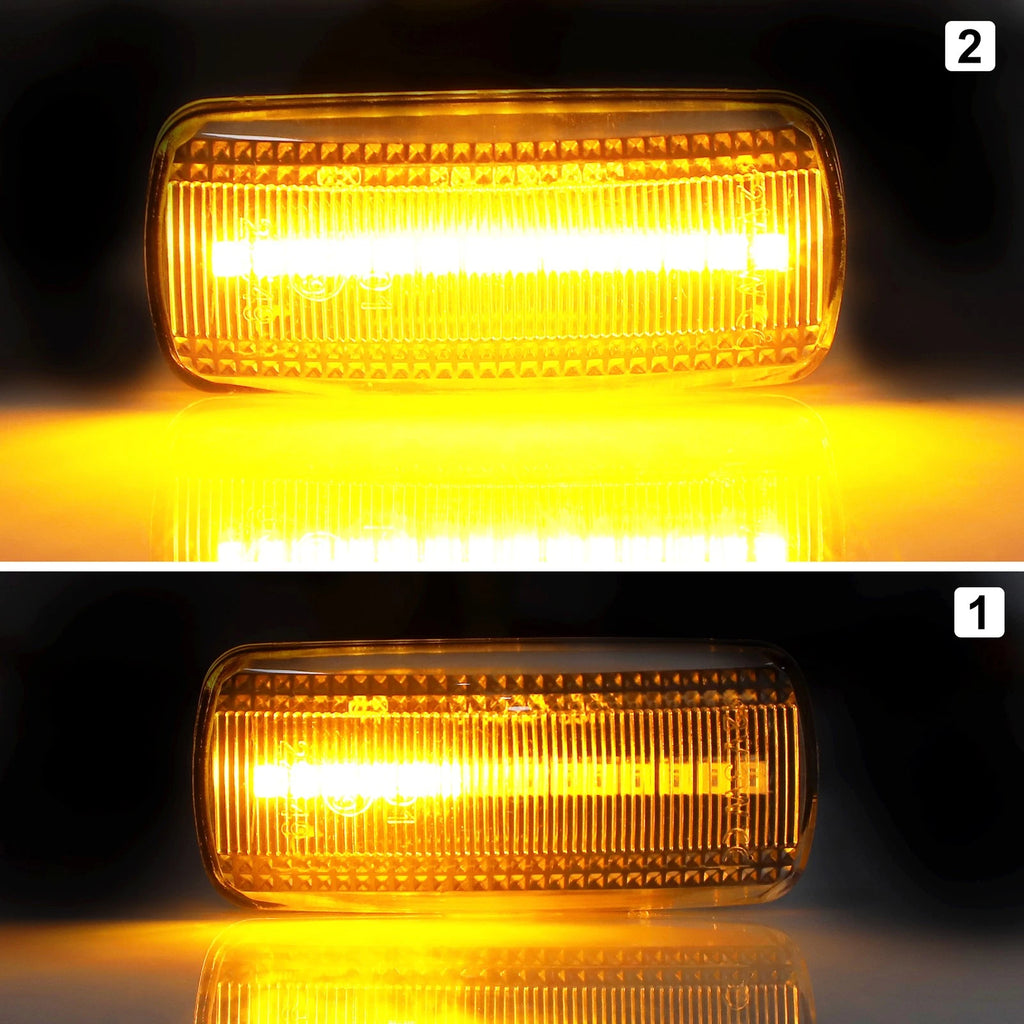 1 Pair LED Side Indicator Repeater Light for Dodge Ram 3500 