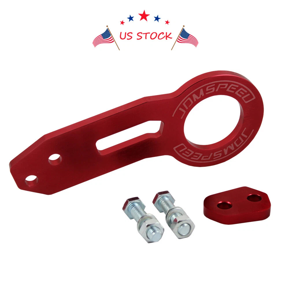 Tow Hook Kit for Ben/ben  - Anodized Billet Aluminum, Red
