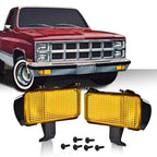 Front Turn Signal Park Lights for Chevy GMC Pickup (1981–1982) Yellow