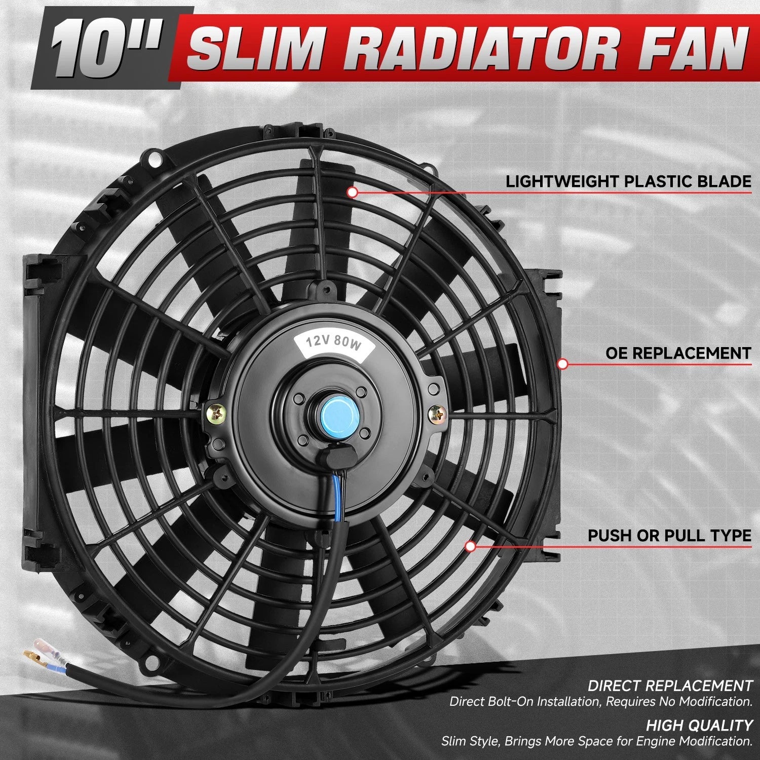 Aluminum Radiator + 10" Black Fans for Altezza IS300 XE10 (MT)