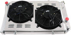 3 Row Aluminum Radiator + Fan Shroud for Chevy S10 Blazer, Corvette (1982–2002)
