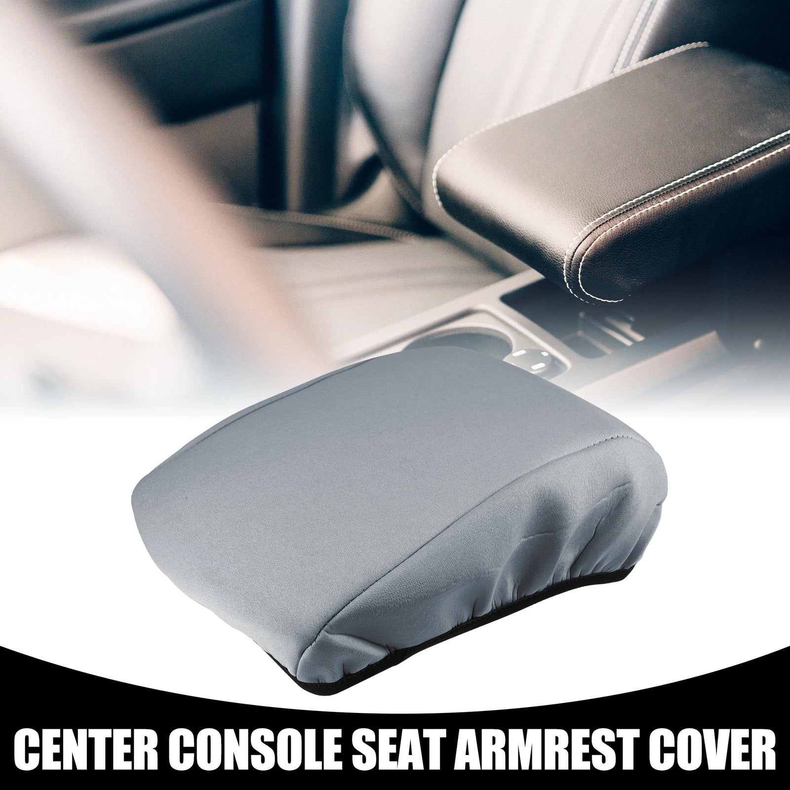 Center Console Seat Armrest Cover for Ford Explorer (2020–2022) Gray