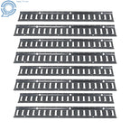 Set of 8 E Track Rails for Enclosed Trailer (3')