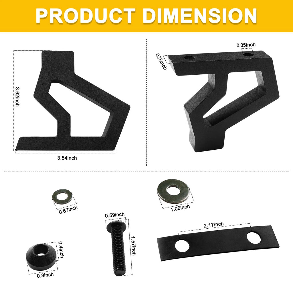 Hi-Lift Jack Mounting Bracket for Jeep Wrangler JK (2007–2018)