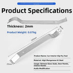 Car Audio Panel Removal Tool for Universal Use (Steel Pry Bar)