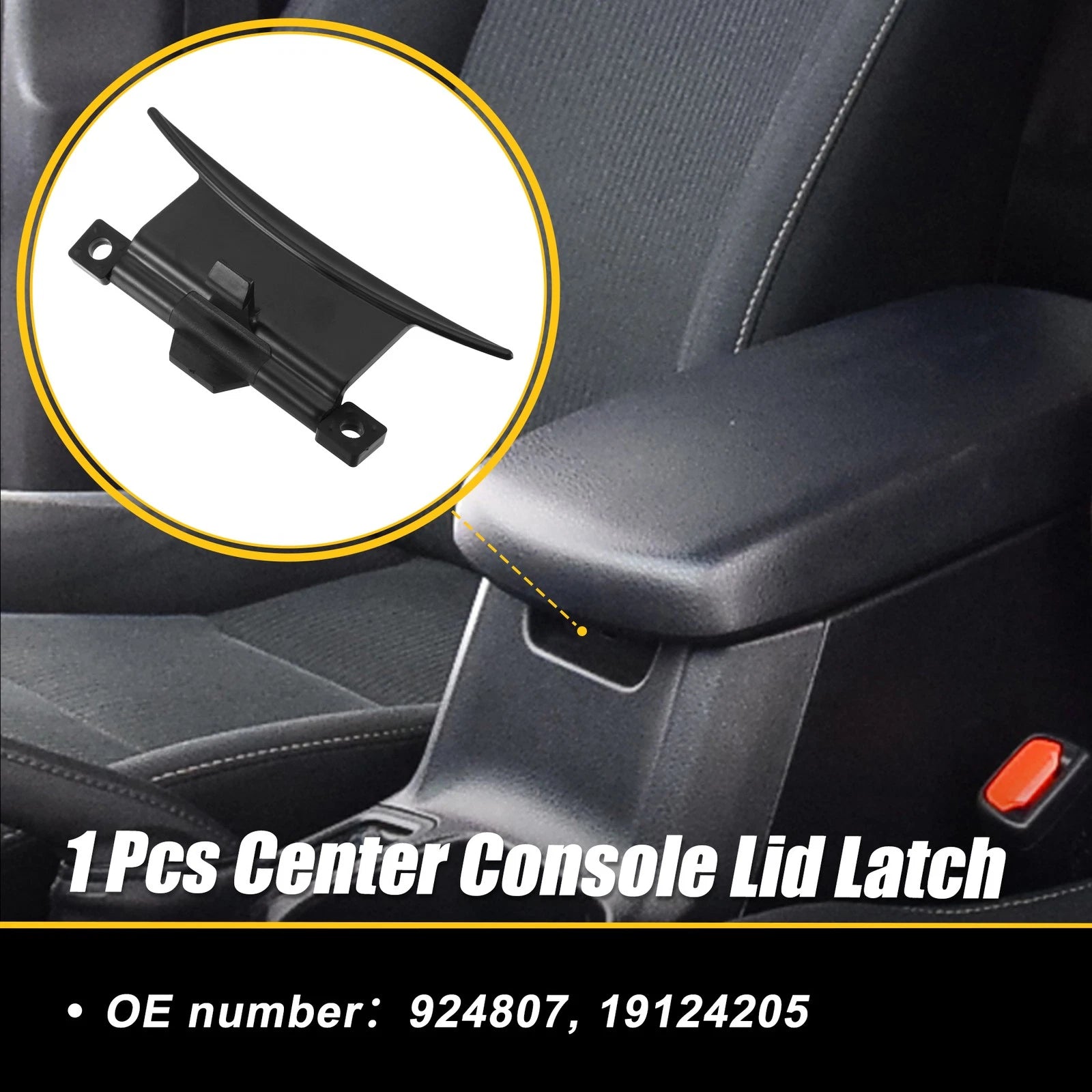 Console Lid Latch for Chevy Impala, Buick LaCrosse (2006–2013) 924807, 19124205