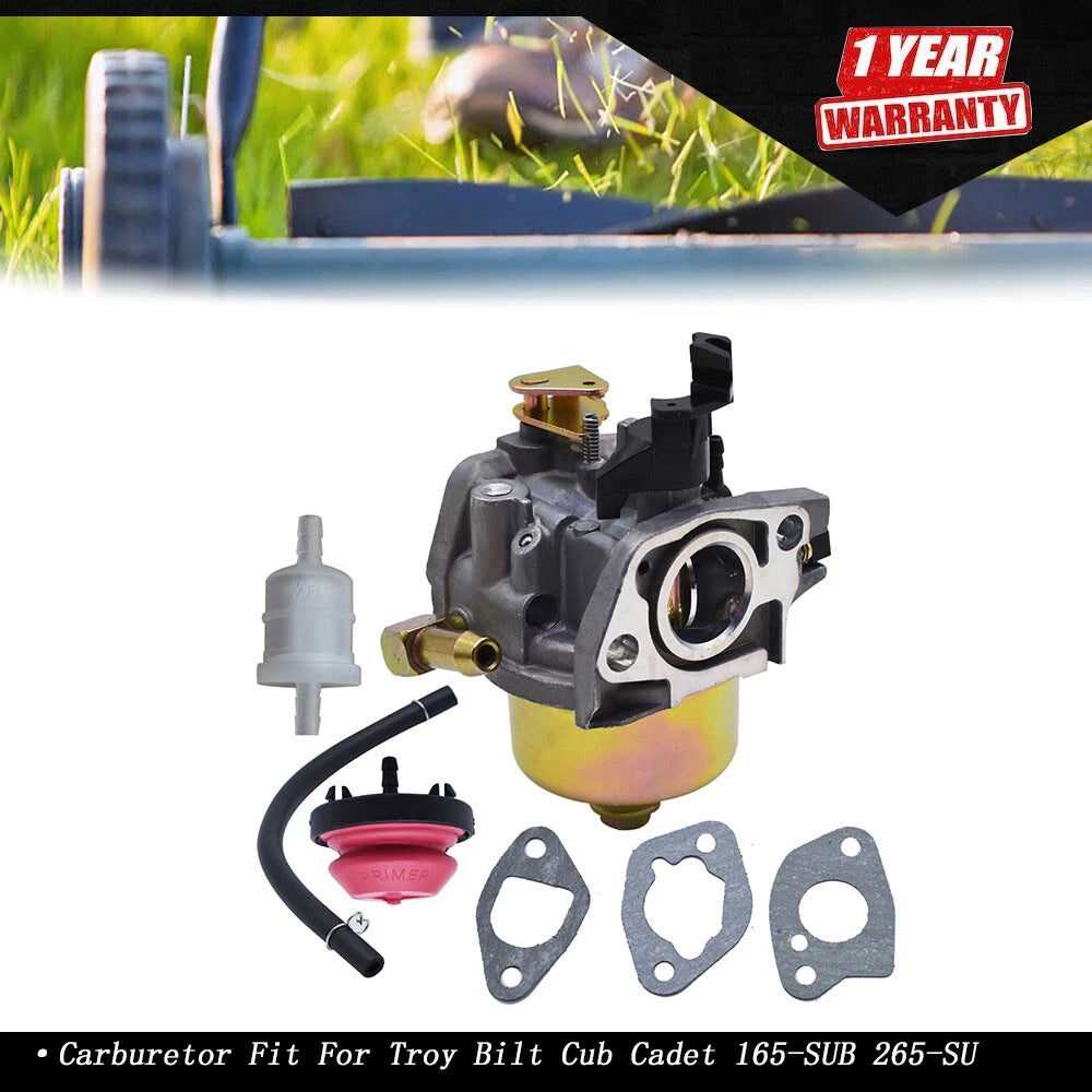 Carburetor for Troy Bilt Cub Cadet 165-SUB, 265-SU, 365-SUB, 370-SUB