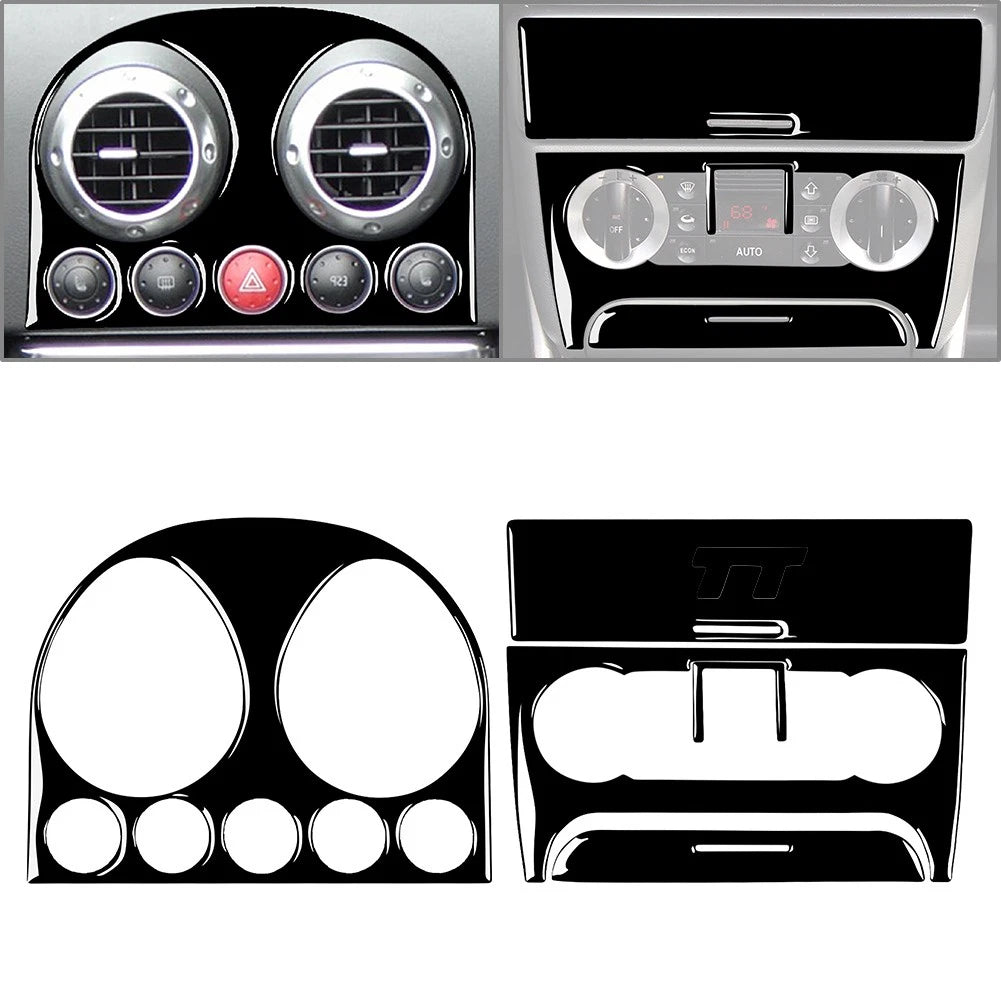 6pcs Center Console Panel Cover Trim Kit for Audi TT 8N (2001–2006)
