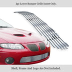 Stainless Chrome Billet Grille Insert for Pontiac GTO (2004-2006)